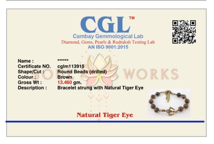 Seven chakra trishul tiger eye bracelet stackable combo - Image 3