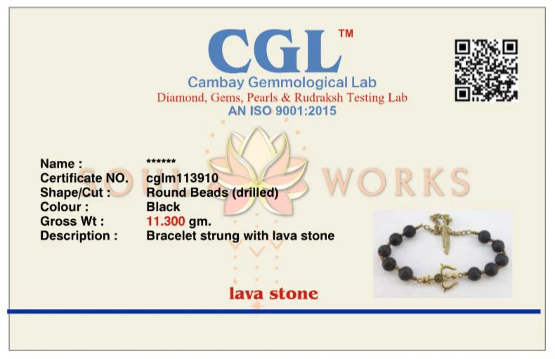 Seven chakra lava trishul bracelet stackable combo - Image 7