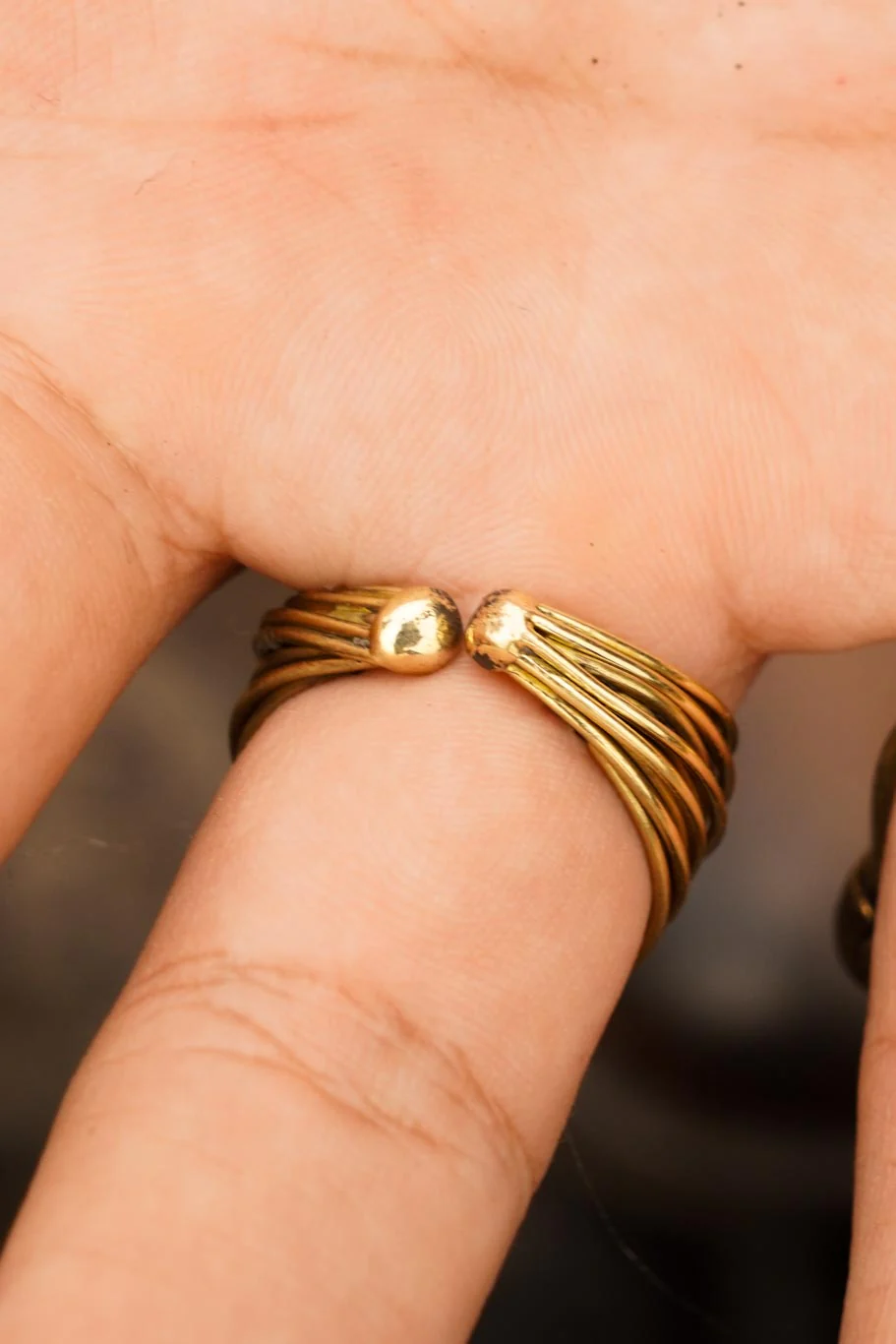 Cluster adjustable ring - mens collection 6-9 - Image 3