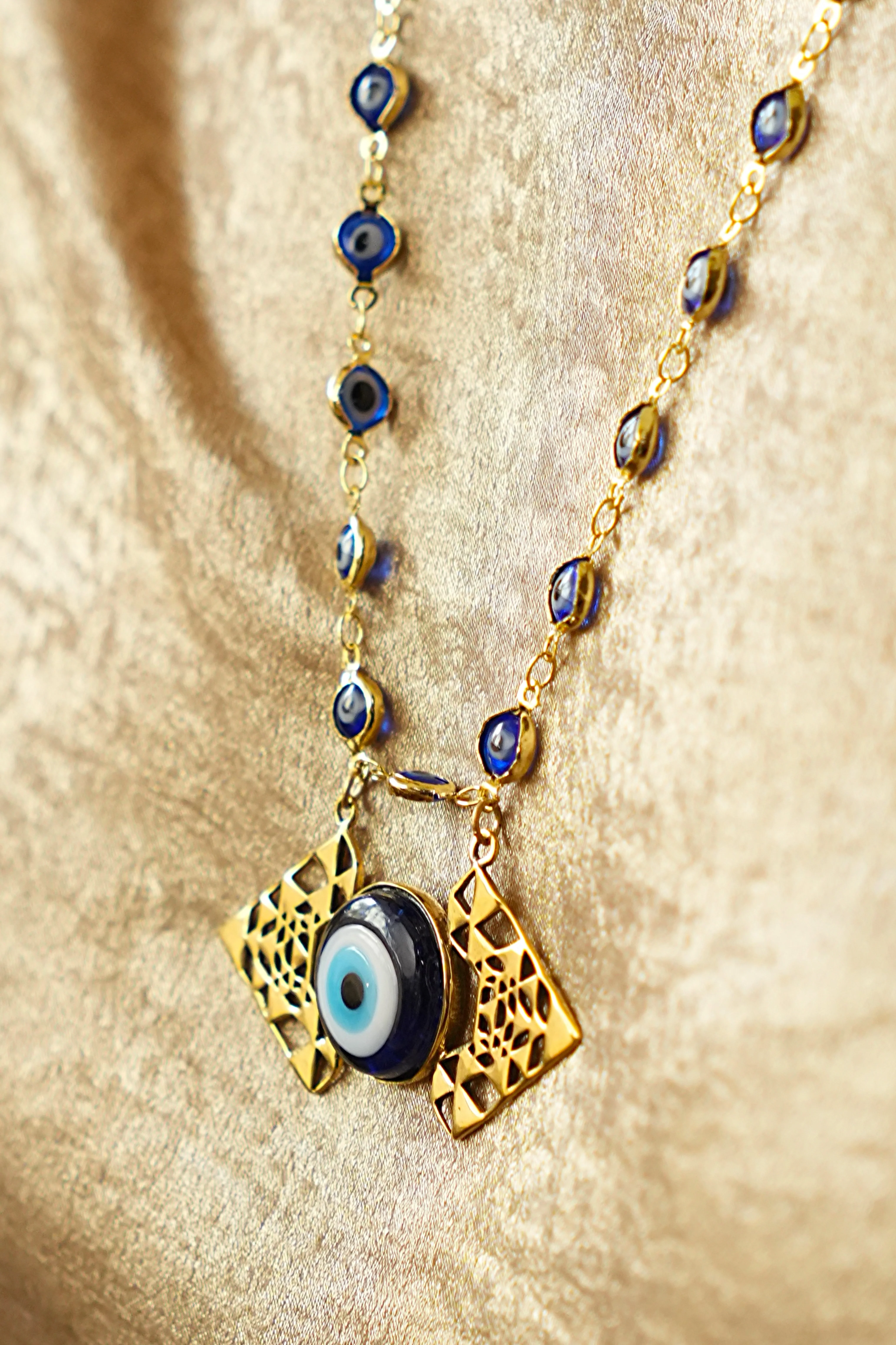 Evil eye long necklace - Image 3