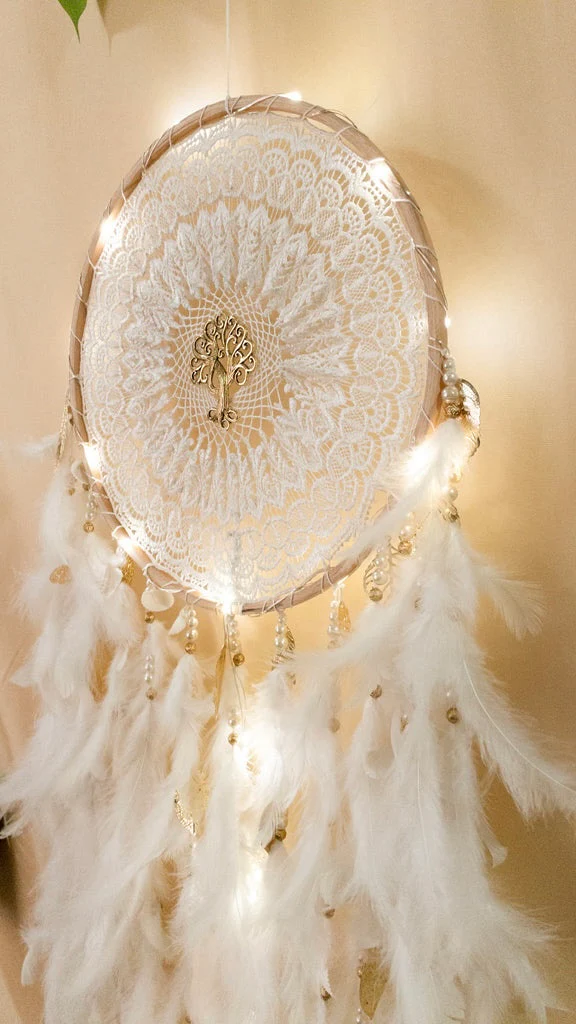 Full moon LED Dreamcatcher - Image 5