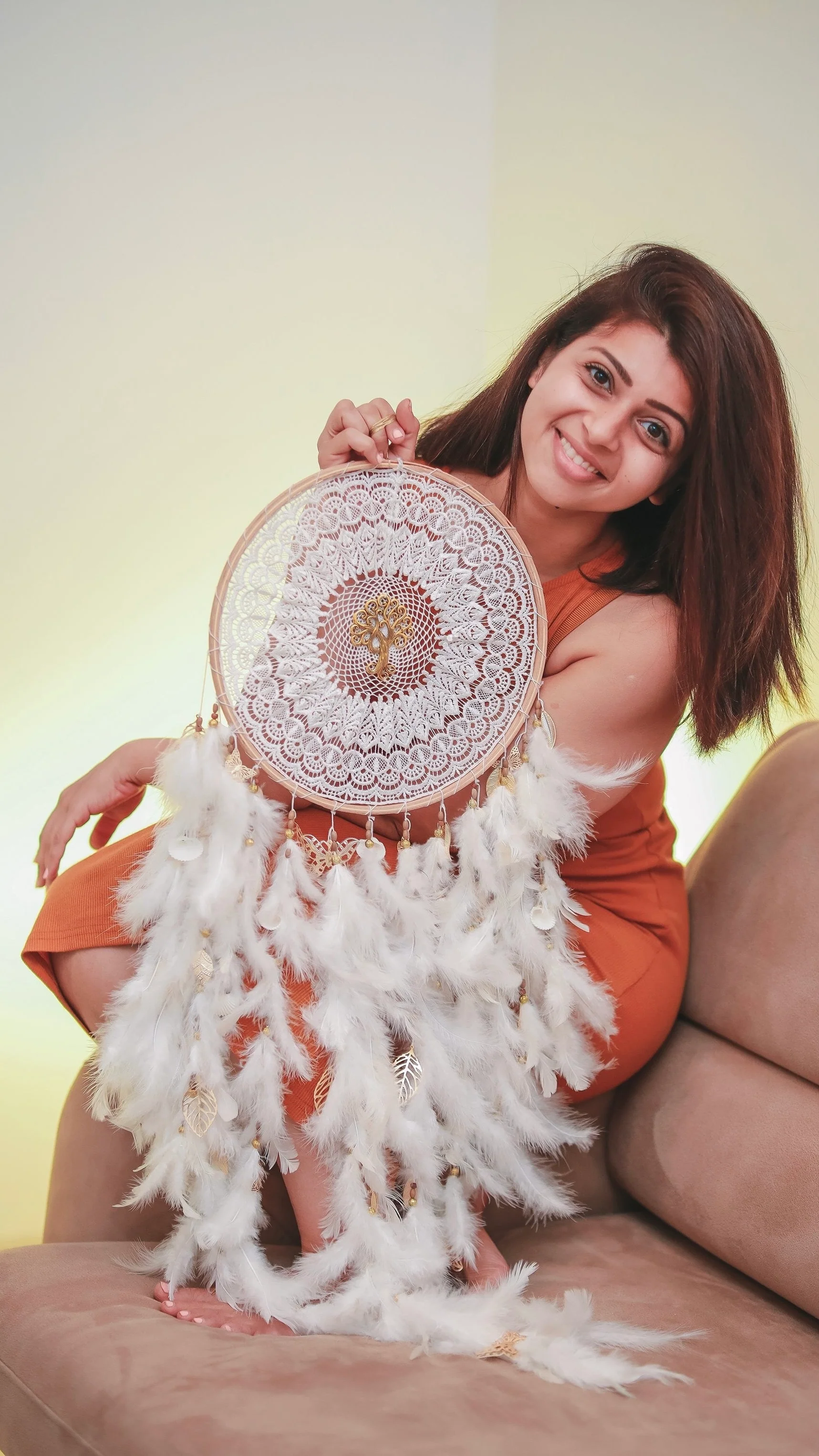 Full moon LED Dreamcatcher - Image 7