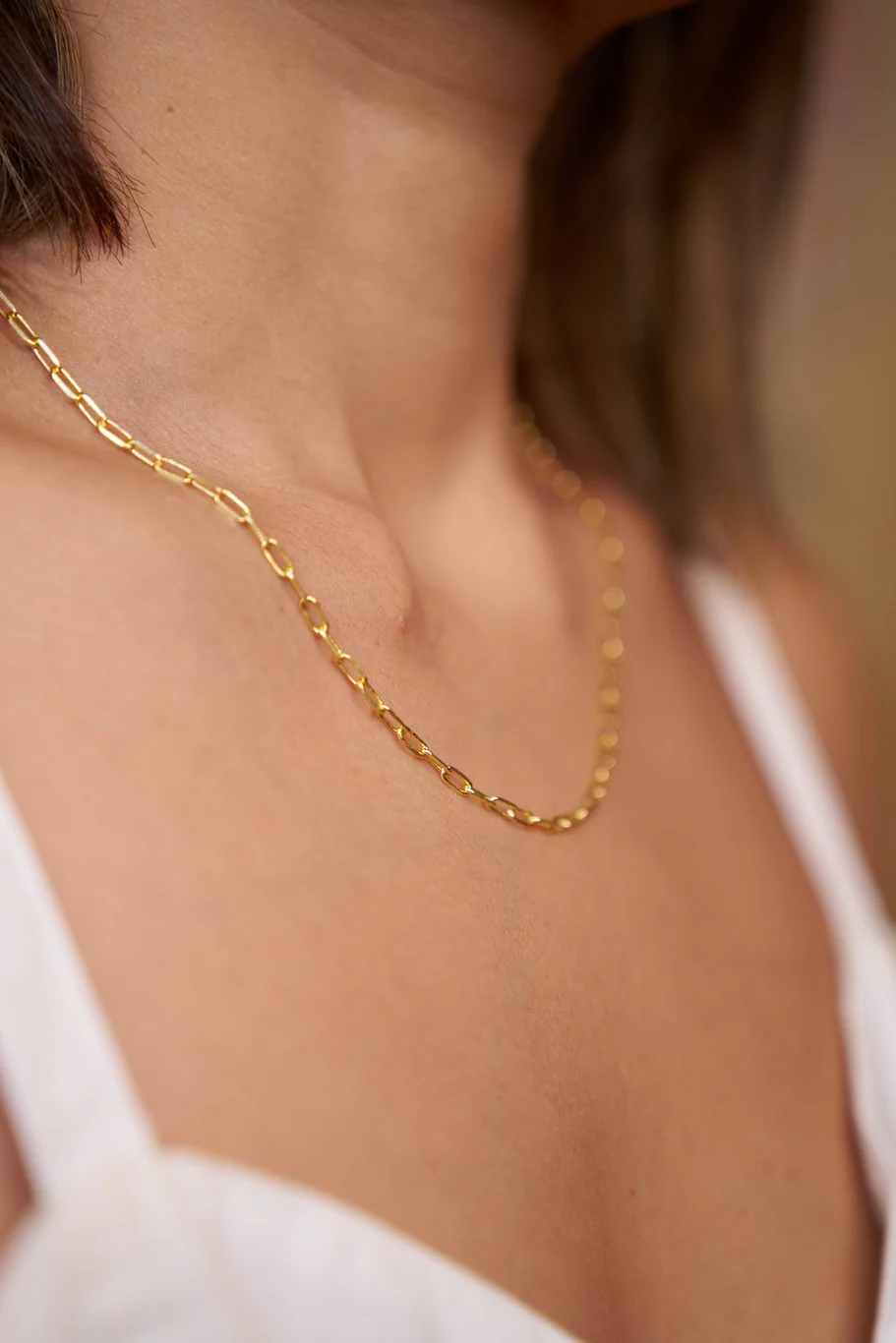 Gold plated unisex hook chain - Image 2