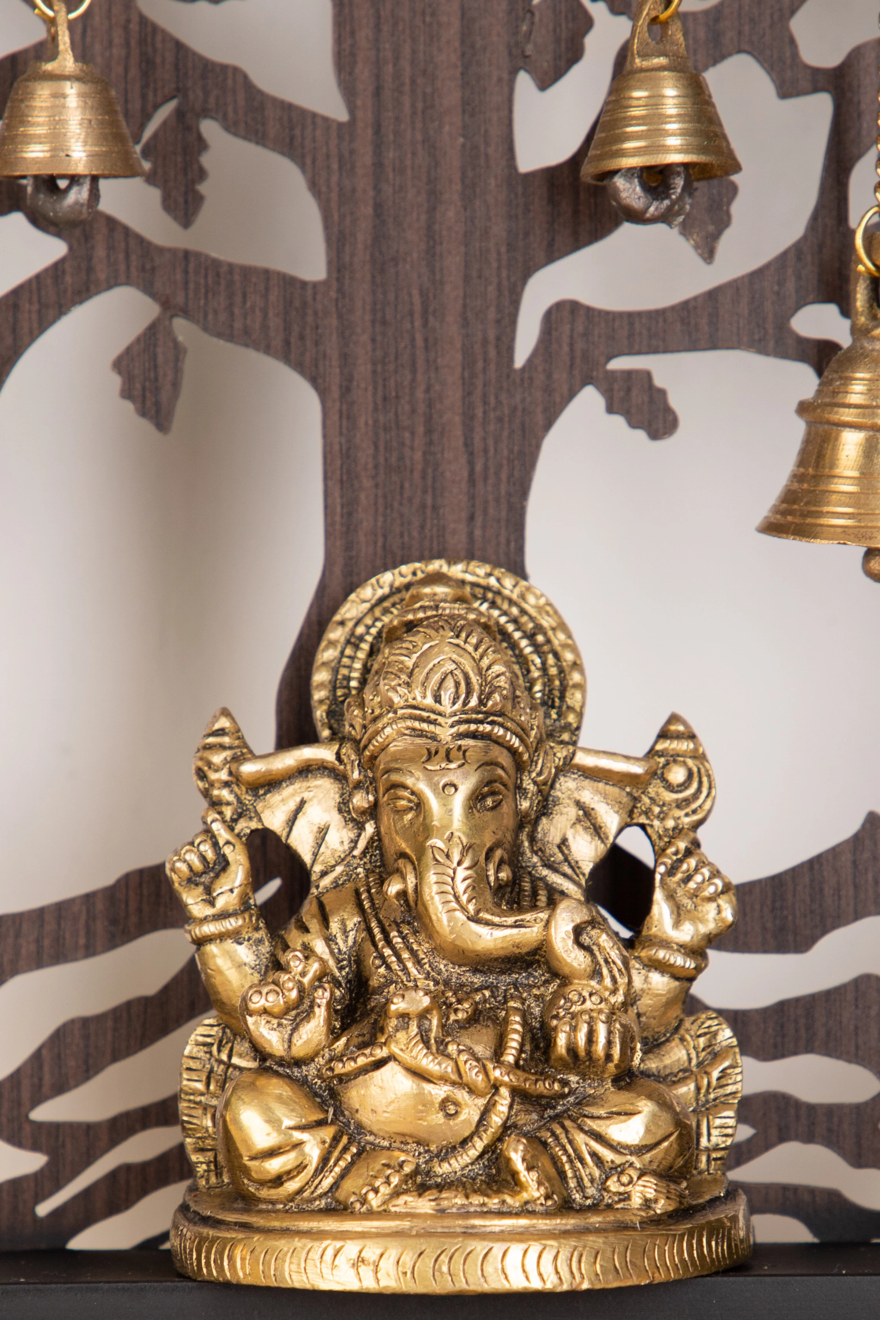 Hexagon brass Ganesha temple- 10 days pre-order. - Image 4