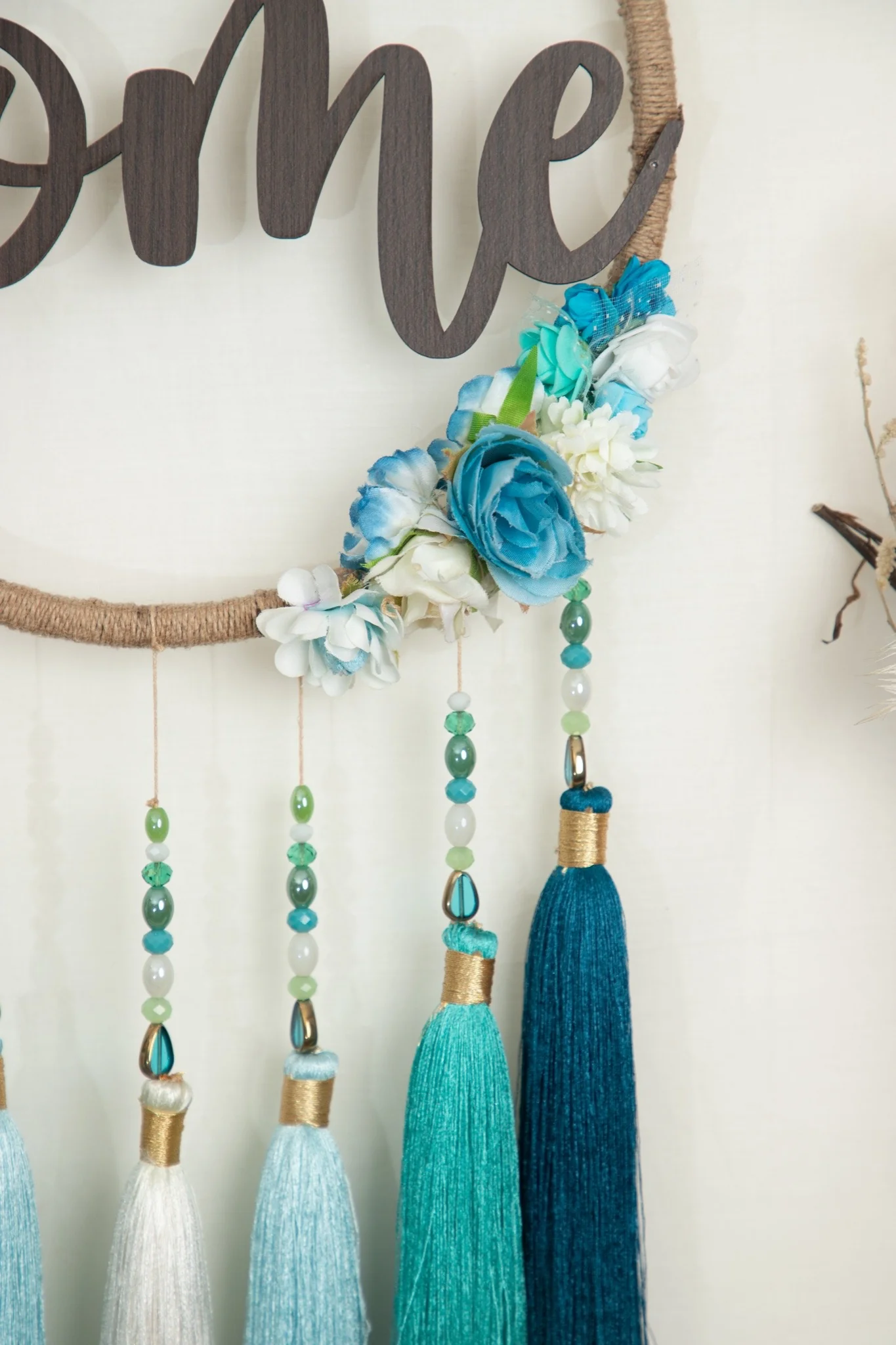 ‘Home’ Tassel Dreamcatcher - Image 3