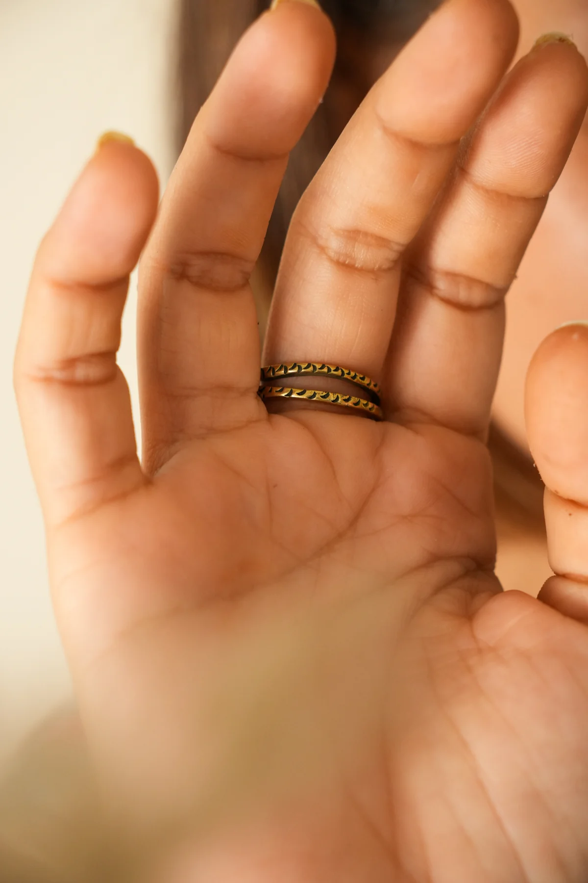 Labradorite snake adjustable ring - Image 3
