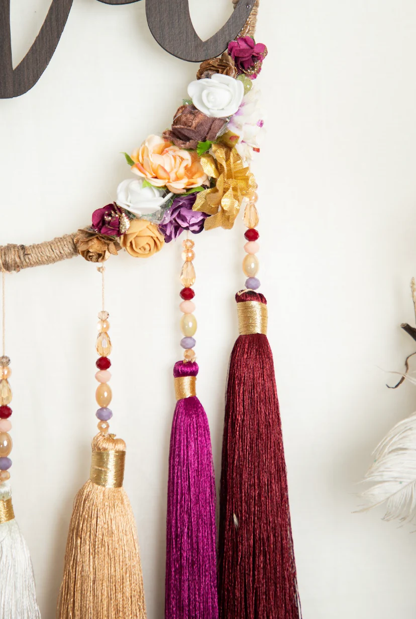 āLoveā Tassel Dreamcatcher - Image 3