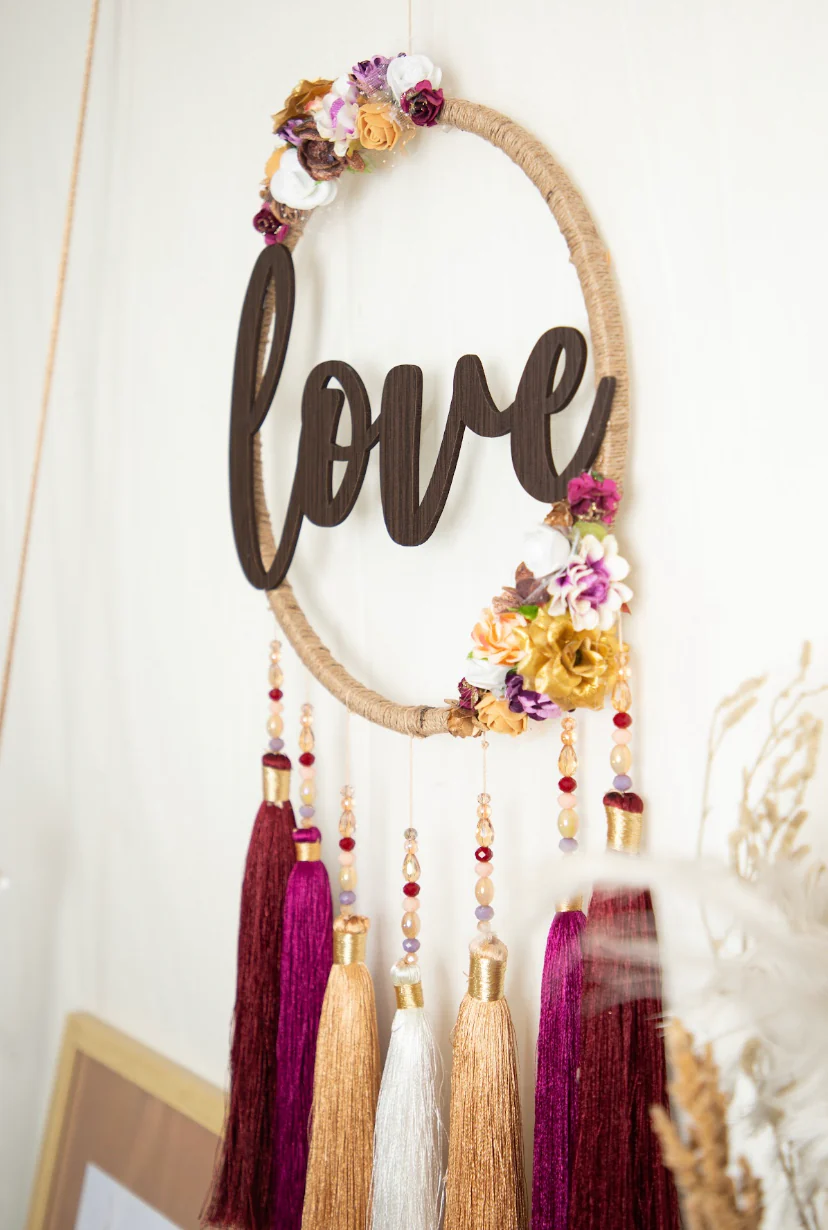 āLoveā Tassel Dreamcatcher - Image 4