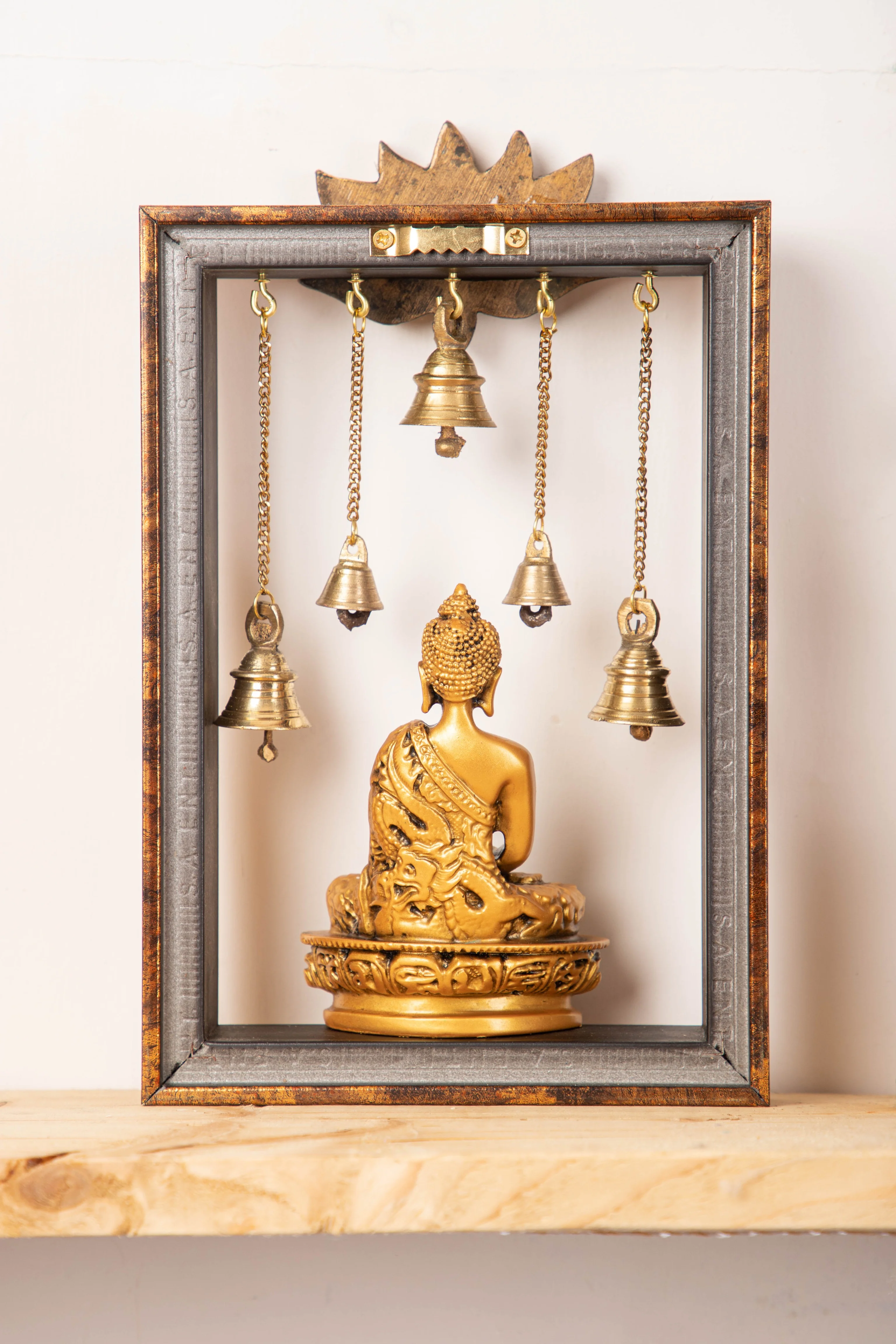 Meditating Lotus Fibre Buddha Temple - Image 3