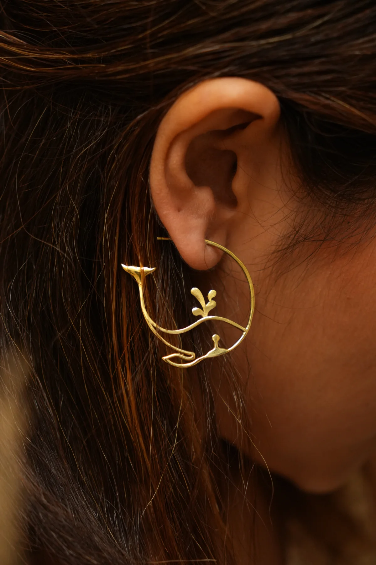 Dolphin flow earrings
