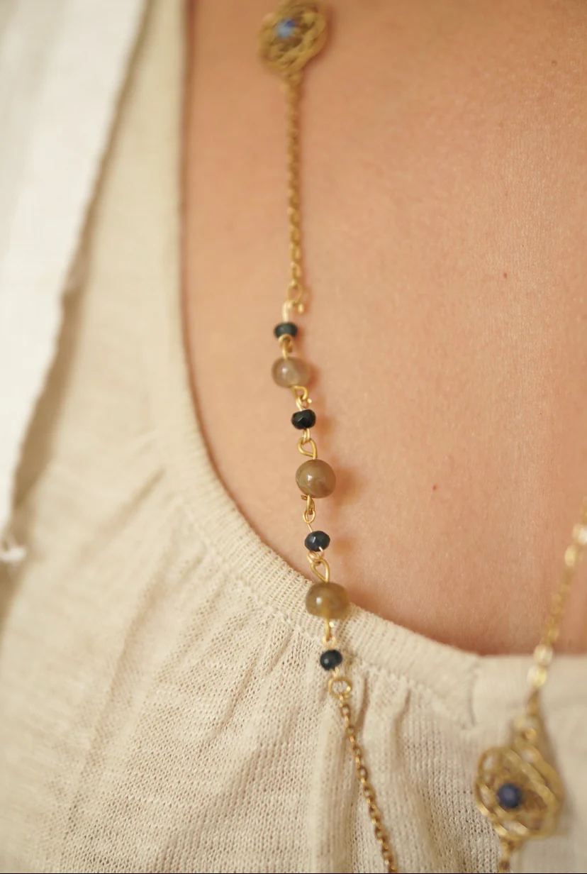 Nazar long charm necklace - Image 3