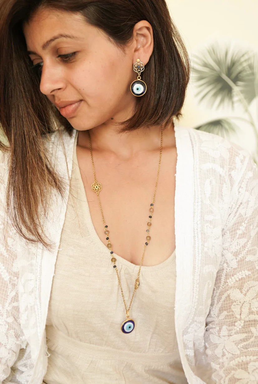 Nazar long charm necklace - Image 5