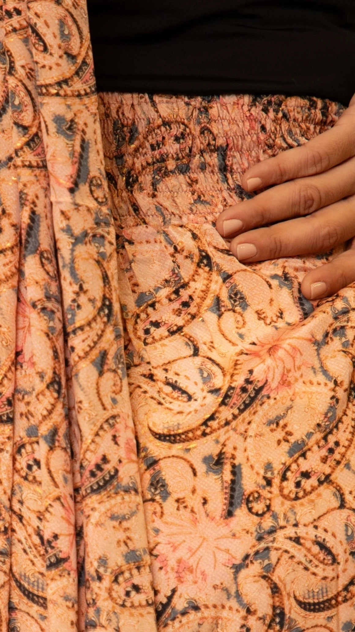 Reeva: pre draped saree dhoti without blouse - Image 3