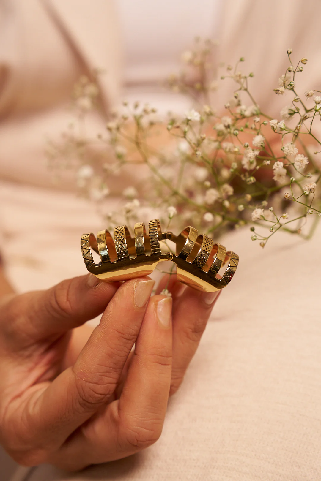 Antares brass ring ~ size 5-6 adjustable - Image 4