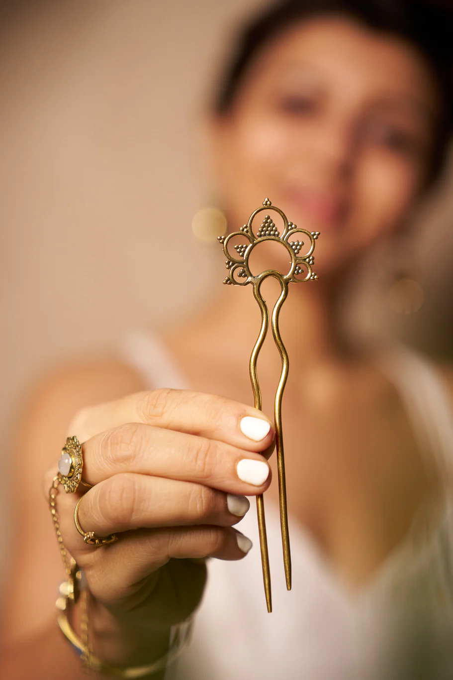 Rising sun hair pin - Image 4