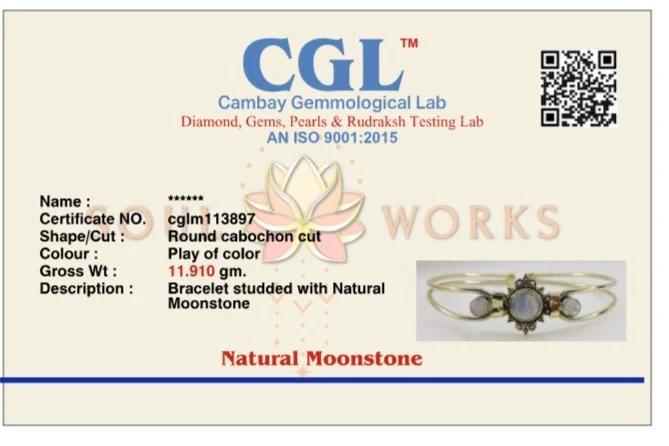 Moonstone Simona bangle - Image 7