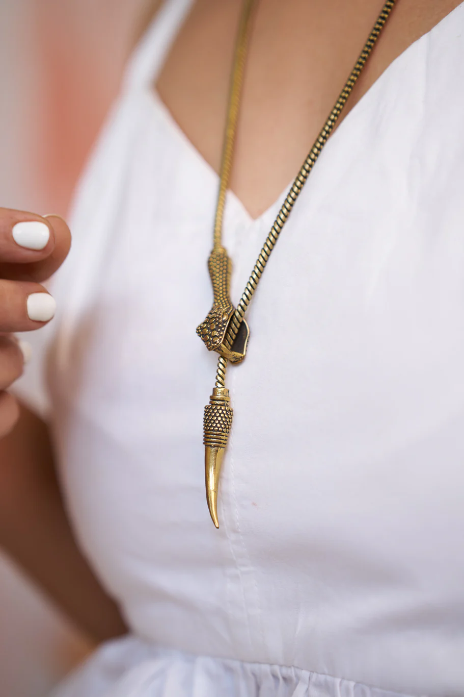 Snake wrap necklace. - Image 4