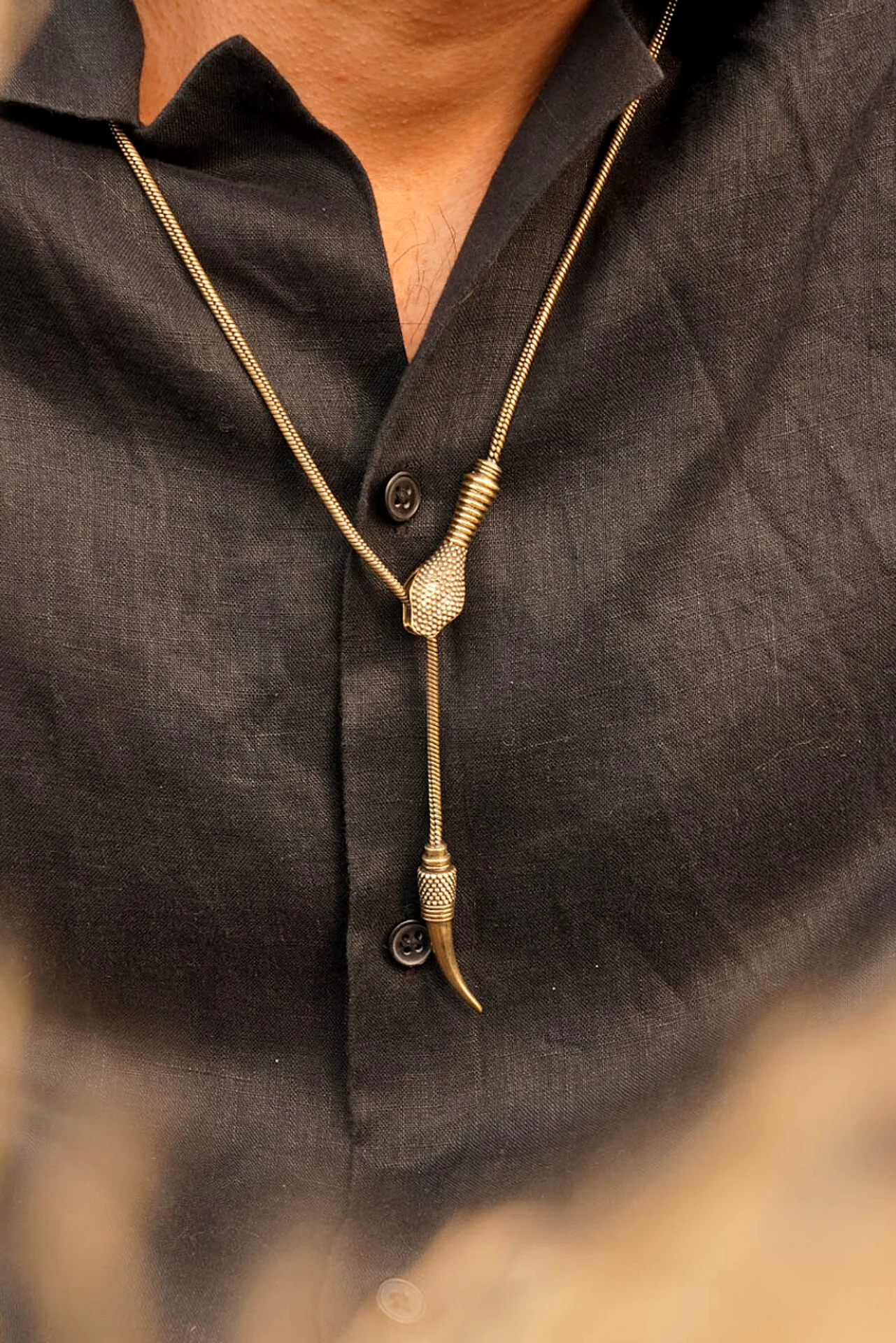 Snake wrap necklae
