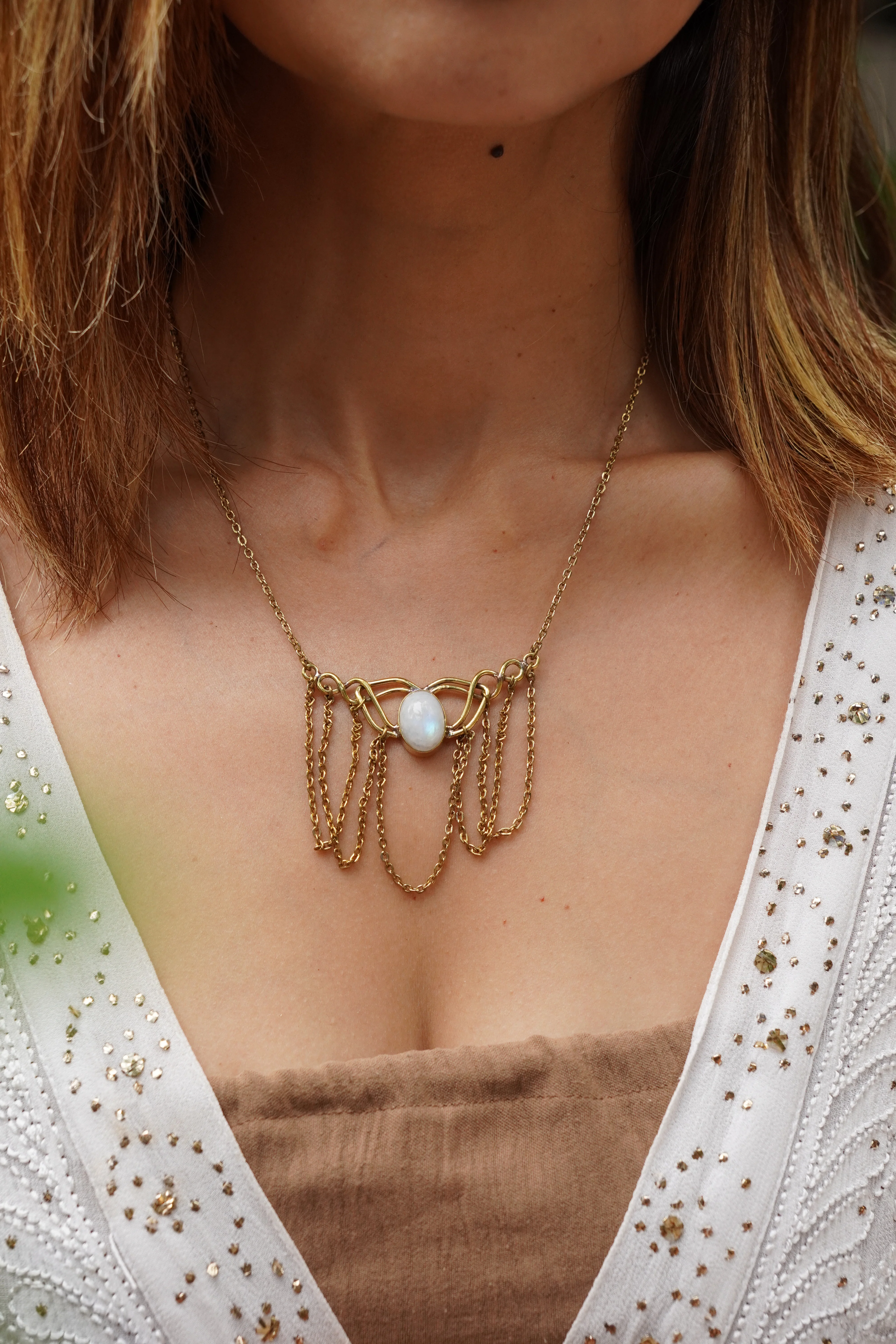 Moonstone gypsy necklace - Image 2